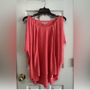 American Eagle Outfitters Orange Peach Coral Top Blouse Medium